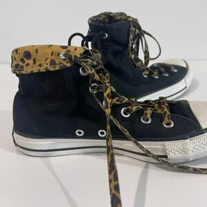 Chuck Taylor Converse Cheetah Animal Print Size 8 high top mcbling y2k leopard